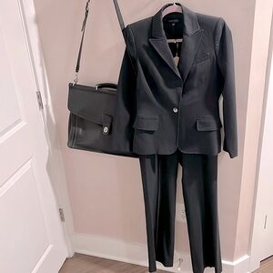 Anne Klein Suit - dark charcoal gray